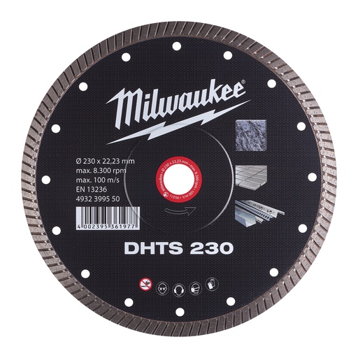[4932399550] Tarcze diamentowe DHTS Milwaukee | DHTS 230 mm - 1 pc
