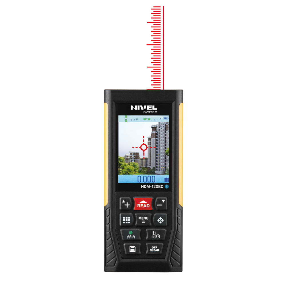 Rangefinder with red beam Nivel System HDM-120BC | Great Price | Online Store - Norwit.pl