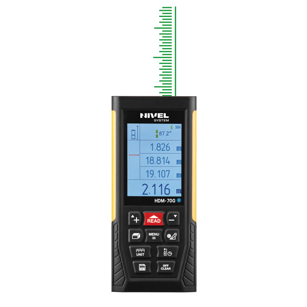 Rangefinder with green beam Nivel System HDM-70G | Great Price | Online Store - Norwit.pl