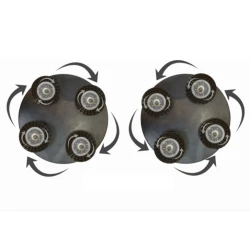 LEFT SQUEEZE LINE 2X1170/2x1200mm WITH 4 ROTATING HEADS PER RETURN | Great Price | Online Store - Norwit.pl