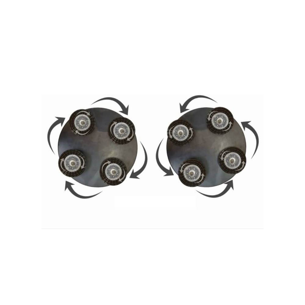 DYSK DO ZACIERACZKI LEWY 2X1170/2x1200mm Z 4 GŁOWICAMI OBROTOWYMI NA RZEP | Dobra Cena | Sklep Online - Norwit.pl