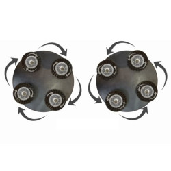 RIGHT SQUARE Blade 2X1170/2x1200mm WITH 4 ROTATING HEADS PER RETURN | Great Price | Online Store - Norwit.pl