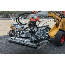 Hydraulic paving grapple HVZ-UNI-II-EK with paving block grapple adapter HVZ-UNI-II-PK-II Probst | Great Price | Online Store - Norwit.pl