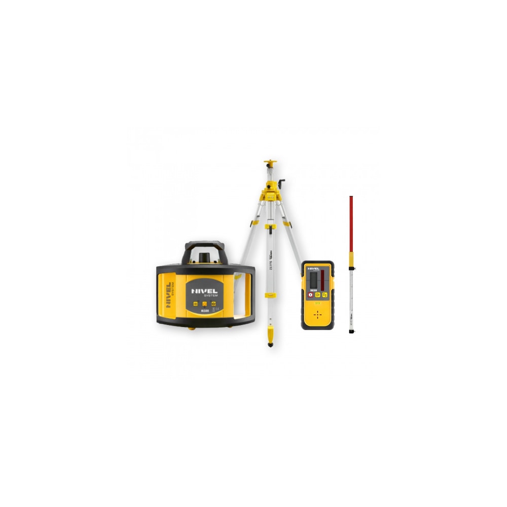 Laser Level Nivel System NL500 - KIT Staff LS-24 Tripod SJJ32