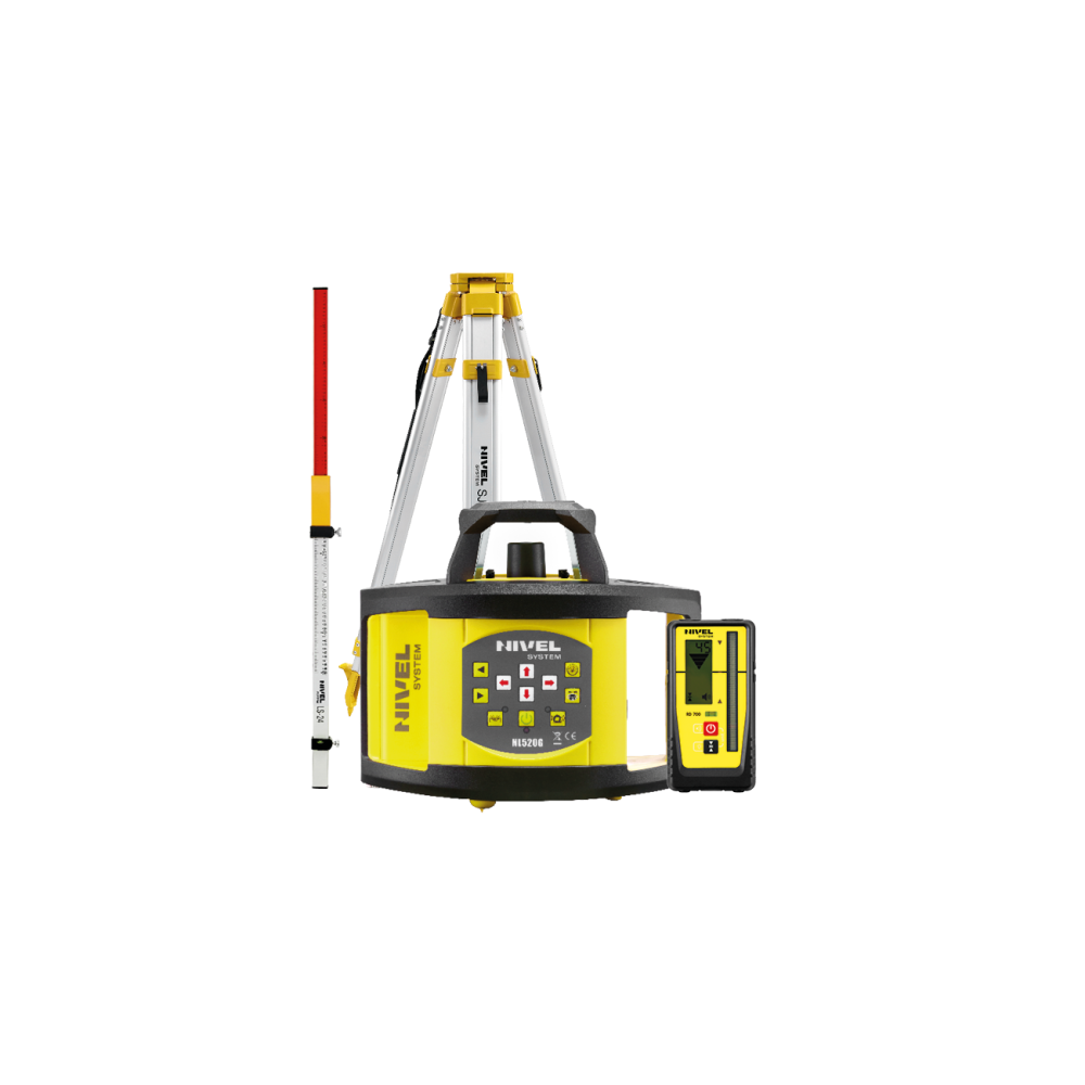 Laser leveler Nivel System NL520G DIGITAL - KIT Staff LS-24 tripod SJJ1 | Great Price | Online Store - Norwit.pl