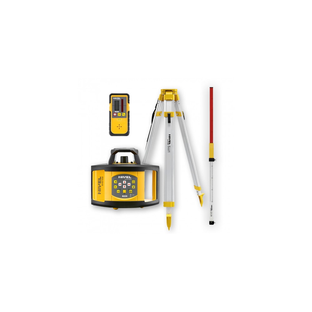 Laser Level Nivel System NL520 - KIT Staff LS-24 Tripod SJJ1