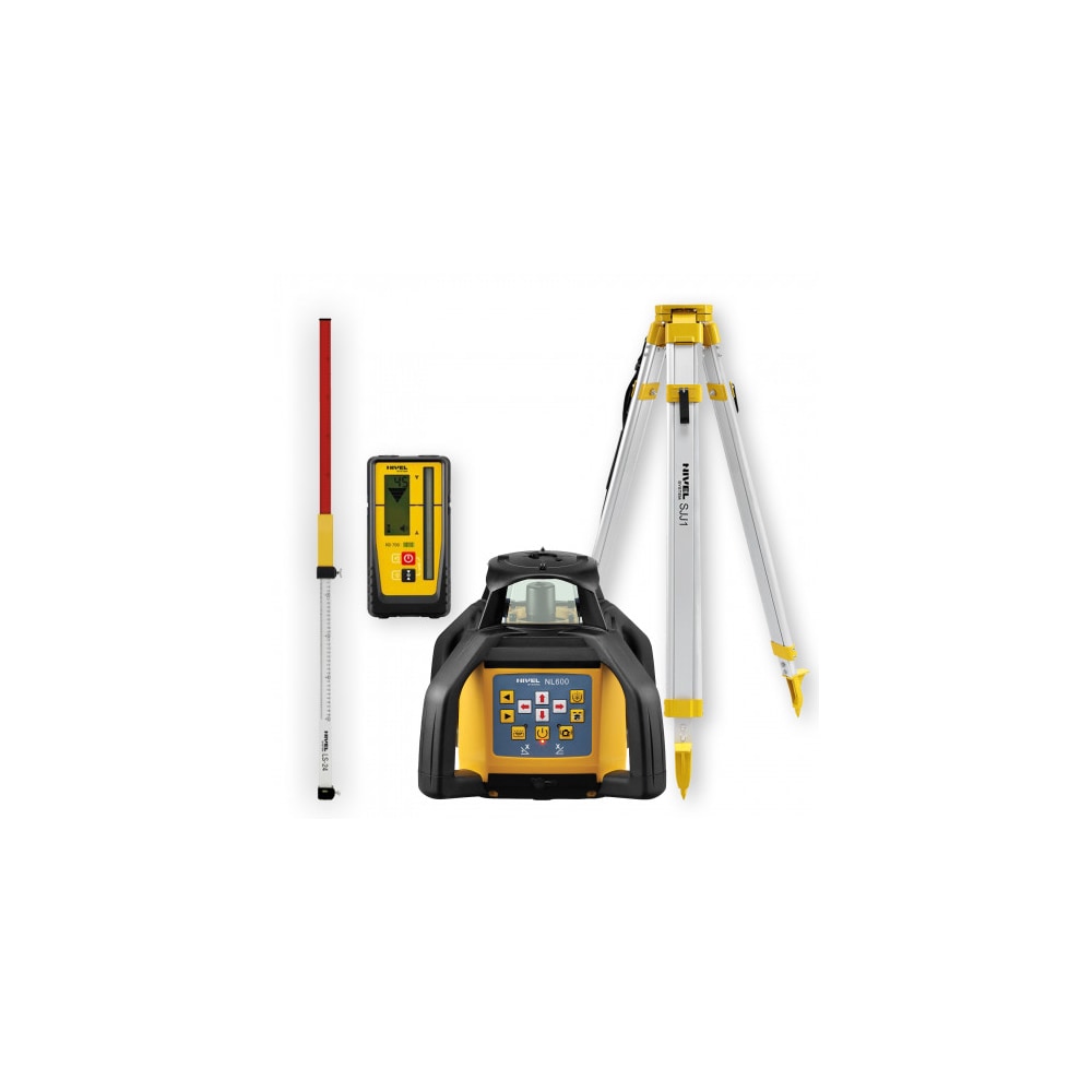 Laser Level Nivel System NL600 DIGITAL - KIT Staff LS-24 Tripod SJJ1