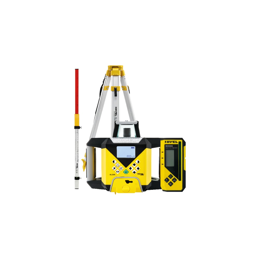 Laser Level Nivel System NL720G DIGITAL - KIT Tripod SJJ1 Staff LS24