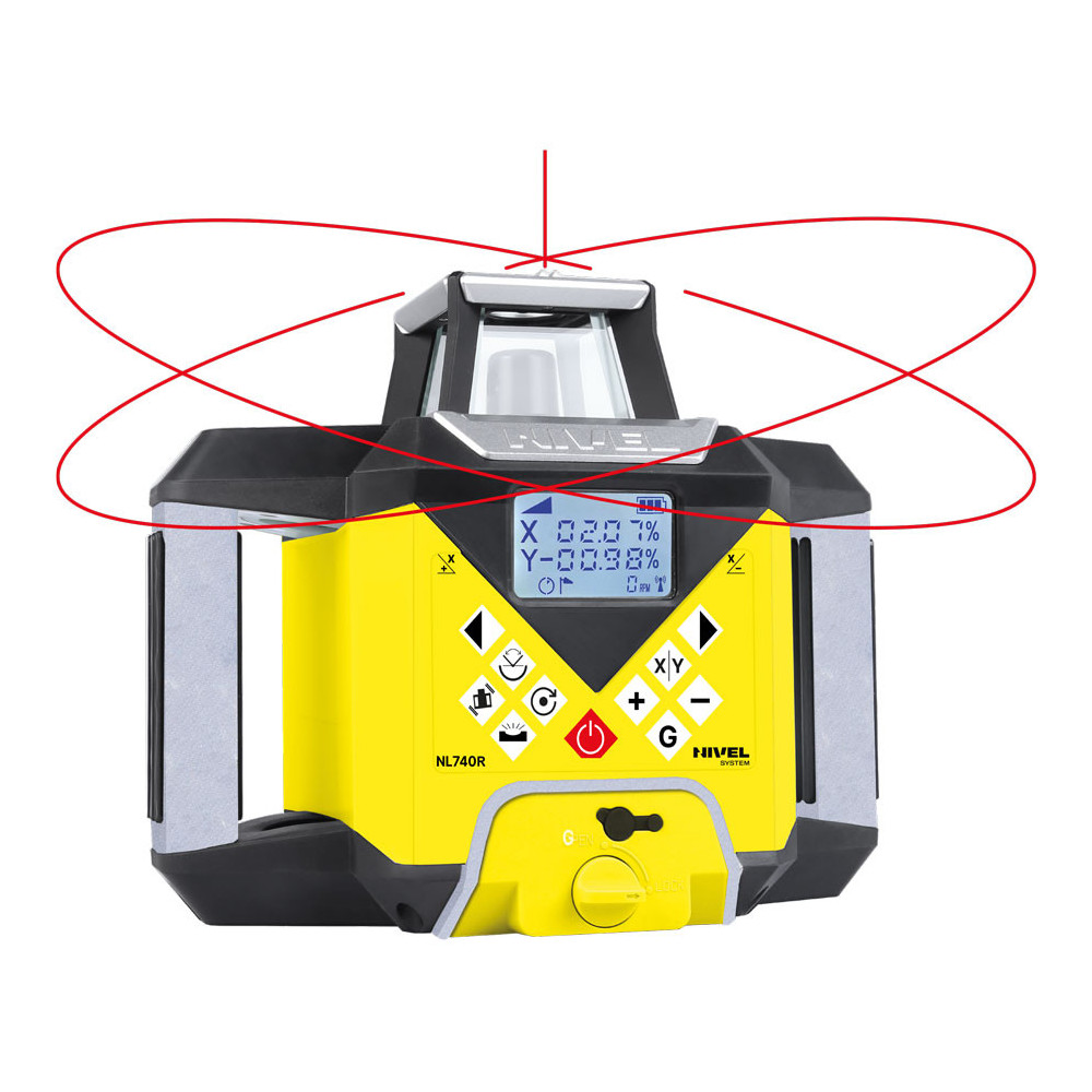Niwelator laserowy Nivel System NL740R DIGITAL - ZESTAW statyw SJJ1 + łata LS-24 | Dobra Cena | Sklep Online - Norwit.pl
