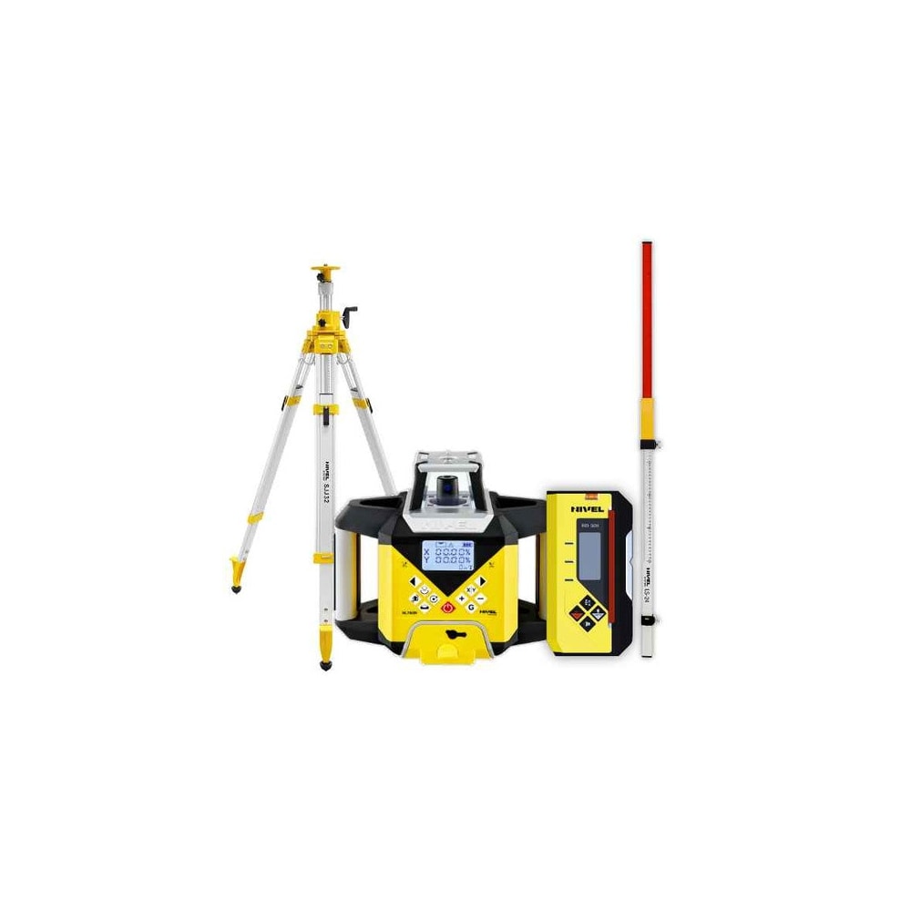 Laser Level Nivel System NL740R DIGITAL - KIT Tripod SJJ32 Staff LS24 — photo 1 of 7