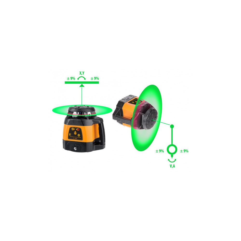 Niwelator laserowy rotacyjny geo-FENNEL FLG 245HV-GREEN samopoziomujący | Dobra Cena | Sklep Online - Norwit.pl
