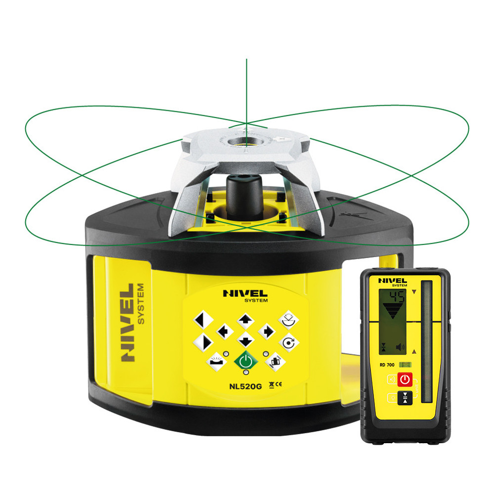Nivel System NL520G DIGITAL self-levelling rotating laser level | Great Price | Online Store - Norwit.pl