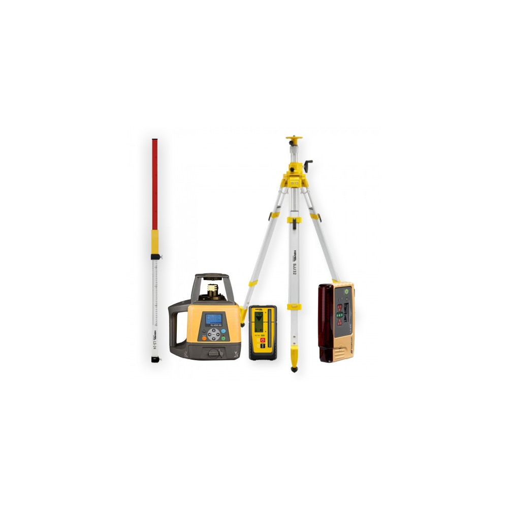 Topcon RL-200 2S DIGITAL Laser Level - KIT Staff LS-24 Tripod SJJ32 Sensor LS-B10