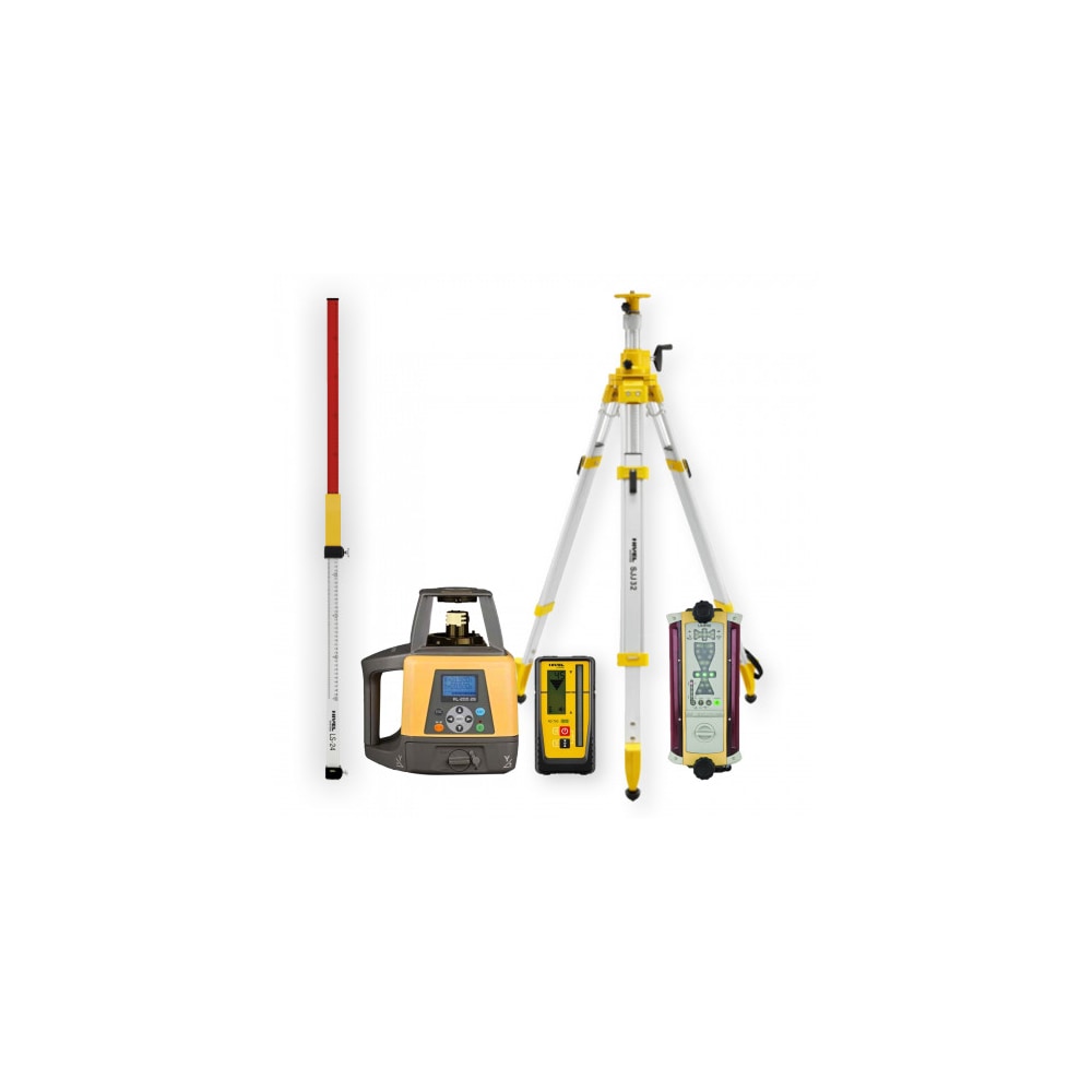 Topcon RL-200 2S DIGITAL Laser Level - KIT Staff LS-24 Tripod SJJ32 Sensor LS-B110