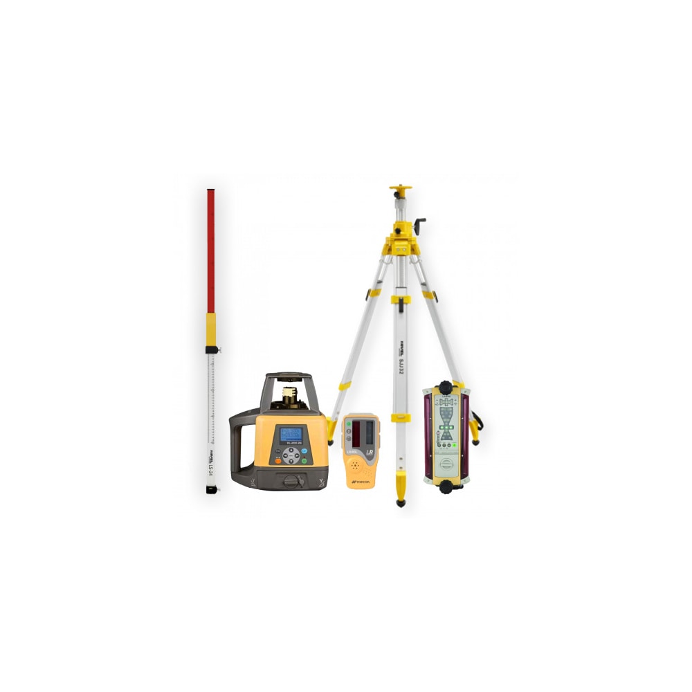 Topcon RL-200 2S Laser Level - KIT LS-24 Staff SJJ32 Tripod LS-B110 Sensor
