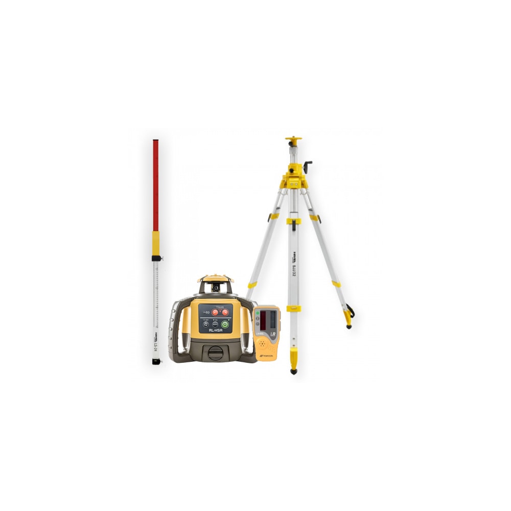 Topcon RL-H5A Laser Level - KIT Staff LS-24 Tripod SJJ32
