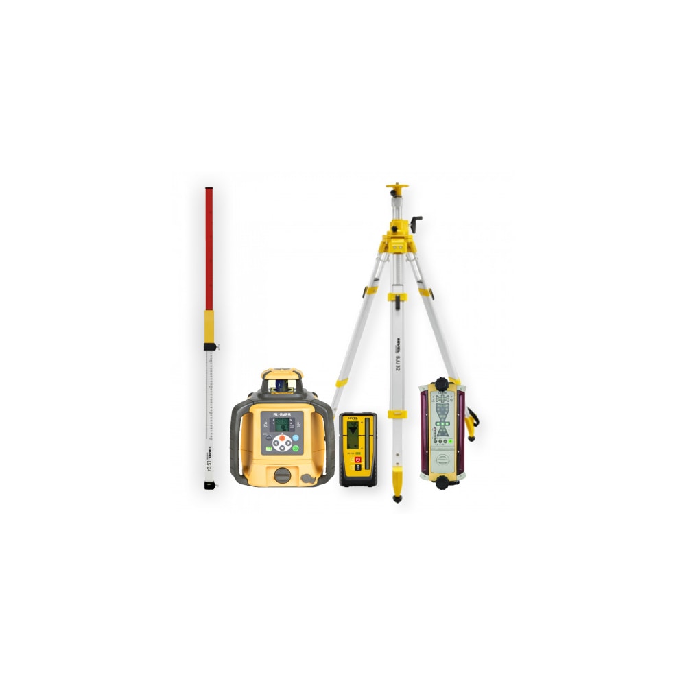 Topcon RL-SV2S DIGITAL Laser Level - KIT Staff SJJ32 Tripod LS-B110 Sensor