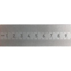 Semi-rigid steel ruler BMI 1500 mm stainless steel | Great Price | Online Store - Norwit.pl