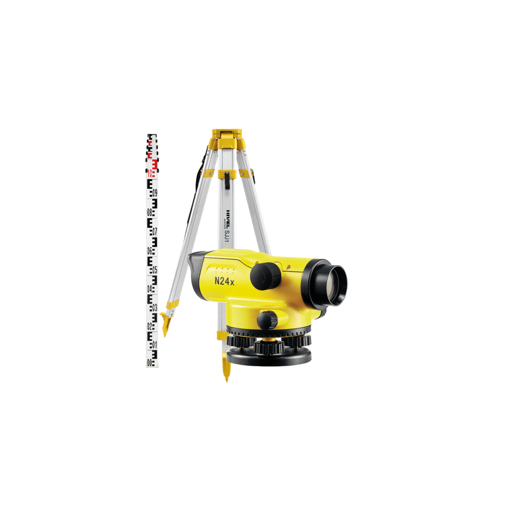 Nivel System N24x optical level set SJJ1 tripod TS50 pole | Great Price | Online Store - Norwit.pl
