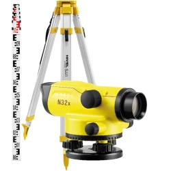 Nivel System N32x optical level set SJJ1 tripod TS50 pole | Great Price | Online Store - Norwit.pl