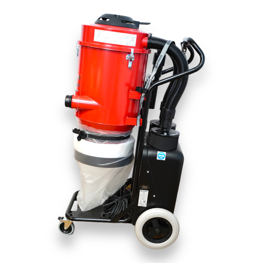 HUSQVARNA industrial dust and abrasion vacuum cleaner S 26 red | Great Price | Online Store - Norwit.pl