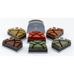 TRAPEZOIDAL POLISHING PAD XQCPOL Grit 100 | Great Price | Online Store - Norwit.pl