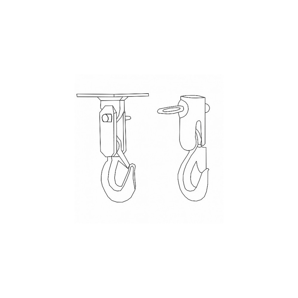 Non-rotating DLH lifting hook and under-mounted SWV Probst | Great Price | Online Store - Norwit.pl