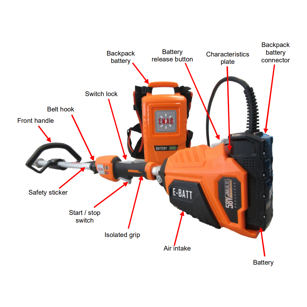58V Enar VIB-BAR E-BATT battery base | Great Price | Online Store - Norwit.pl