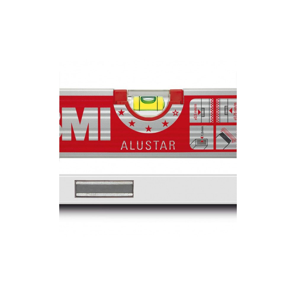 Aluminum magnetic level BMI ALUSTAR 80 cm | Great Price | Online Store - Norwit.pl