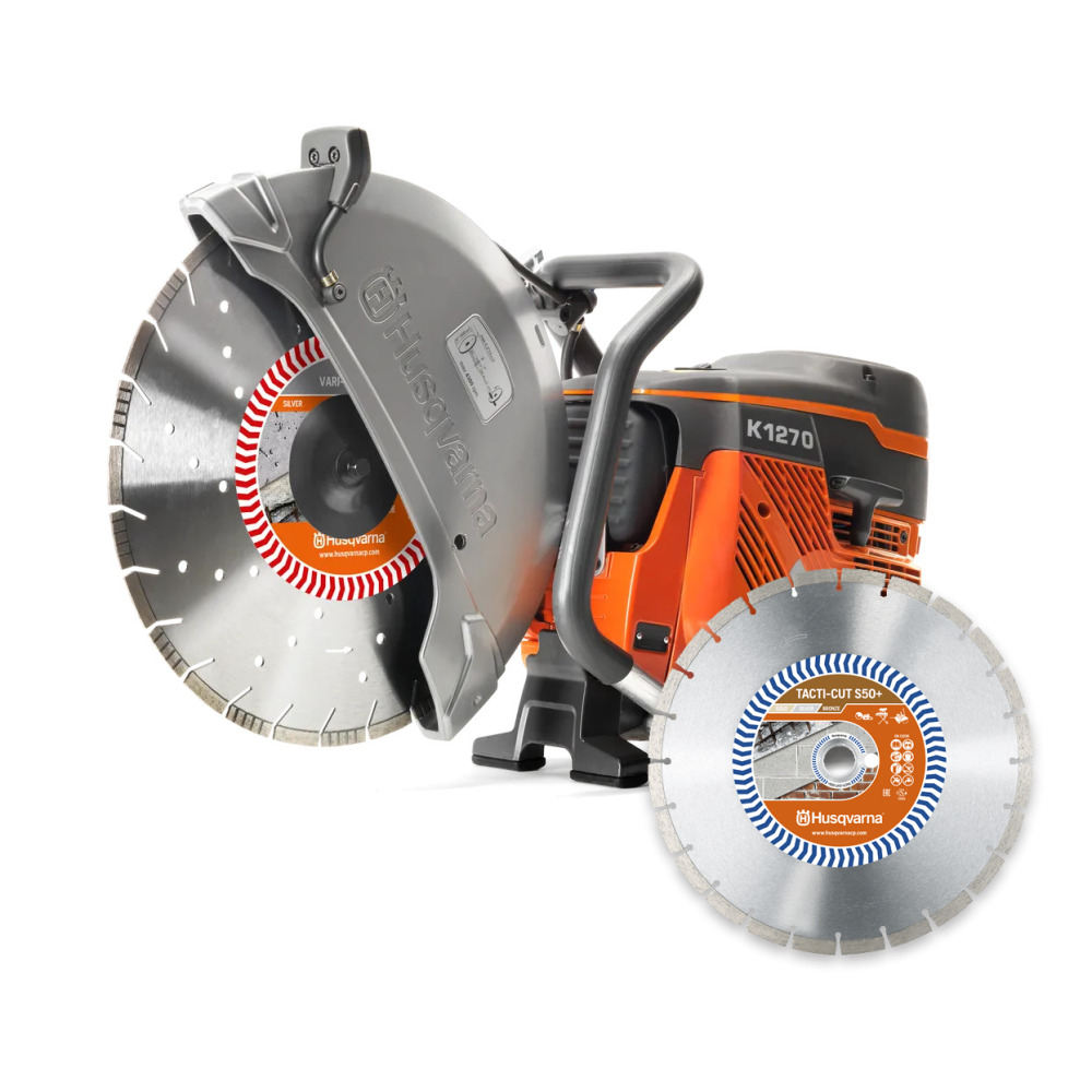 Husqvarna K 1270 hand cutting machine - 350mm with blade included | Great Price | Online Store - Norwit.pl