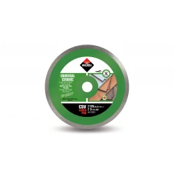 Diamond blade for wall tiles, continuous rim CSV 125 SUPERPRO | Great Price | Online Store - Norwit.pl