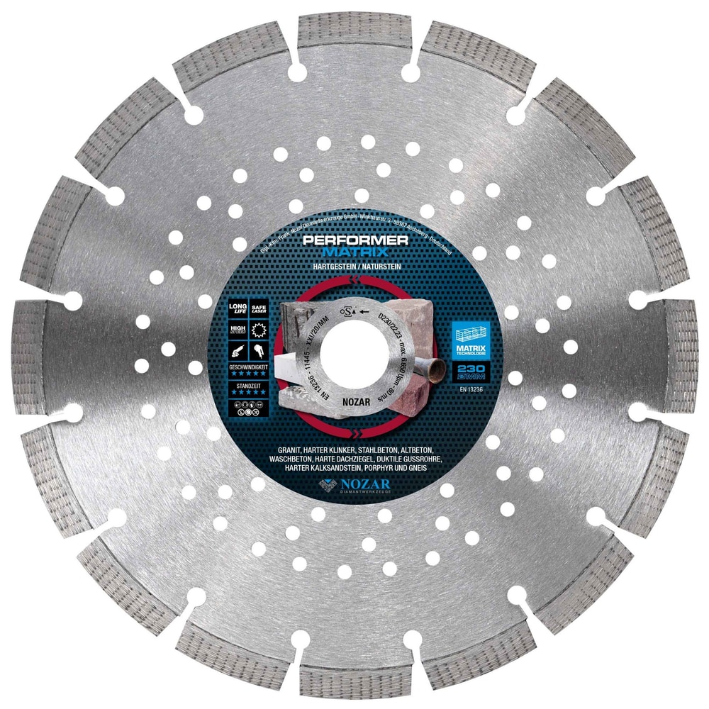 Tarcza diamentowa Nozar Performer Matrix 230x22,23 mm — zdjęcie 1 z 2