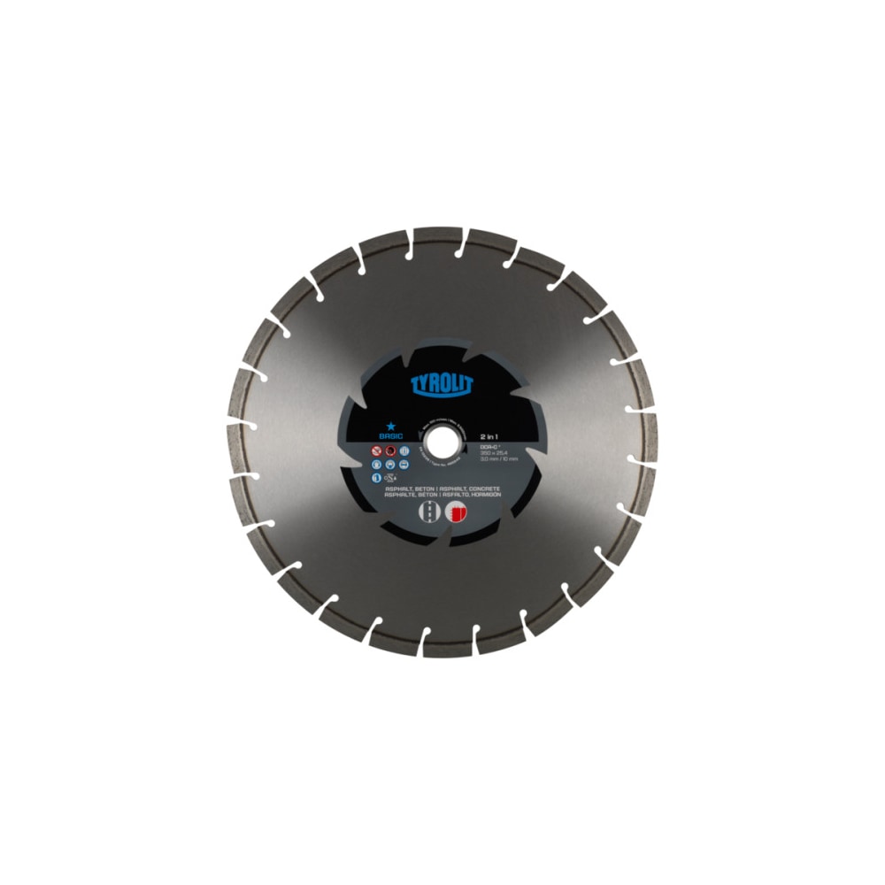 TYROLIT BASIC DCA C-2IN1 350 X 3MM Diamond Disc