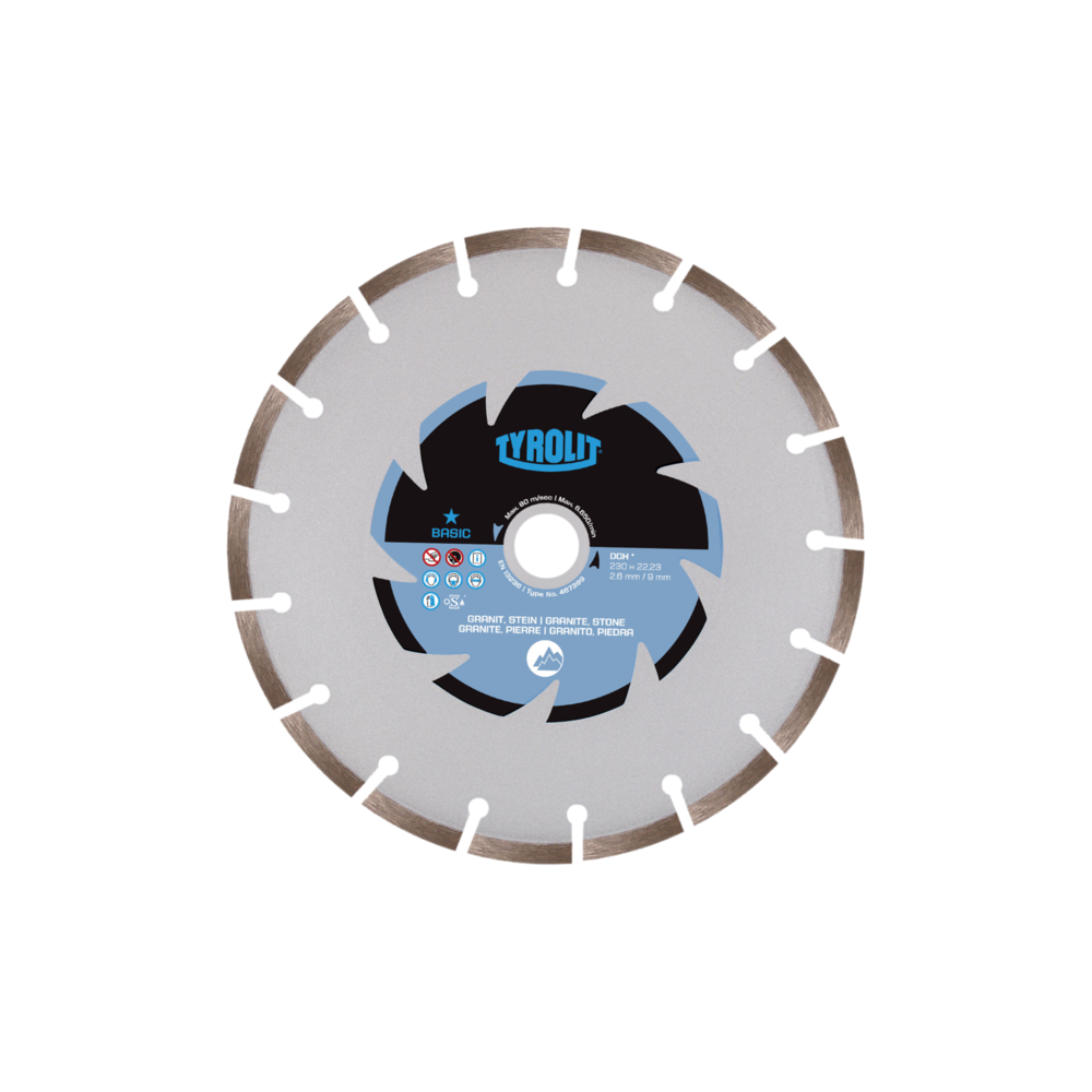 TYROLIT BASIC diamond disc DCH 300 X 2.6 MM, 25.4 MM | Great Price | Online Store - Norwit.pl TYROLIT BASIC diamond disc DCH 300 X 2.6 MM, 25.4 MM | Great Price | Online Store - Norwit.pl