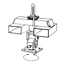 Fork bushings with lifting eye and manual coupling device ET-D Probst | Great Price | Online Store - Norwit.pl