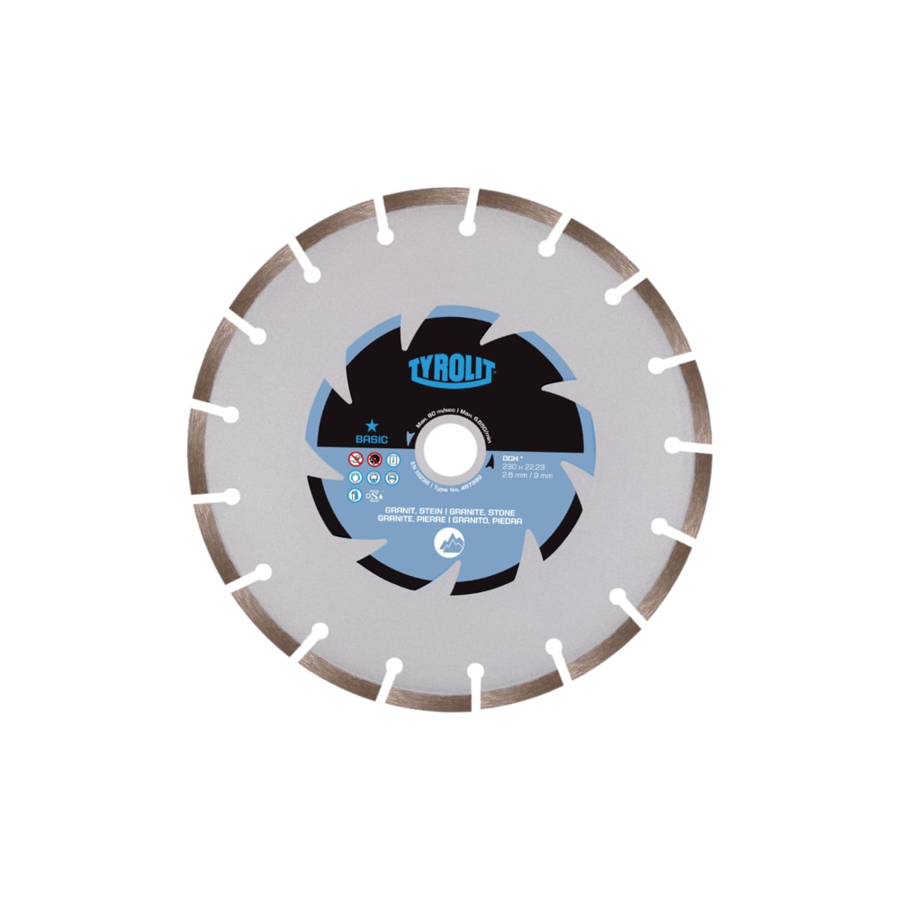 TYROLIT BASIC Diamond Blade DCH 350 X 3 MM, 25.4 MM