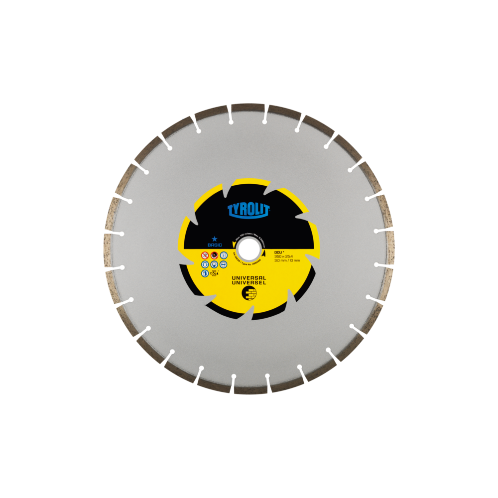 TYROLIT BASIC DCU 350 X 3 MM diamond disc | Great Price | Online Store - Norwit.pl TYROLIT BASIC DCU 350 X 3 MM diamond disc | Great Price | Online Store - Norwit.pl