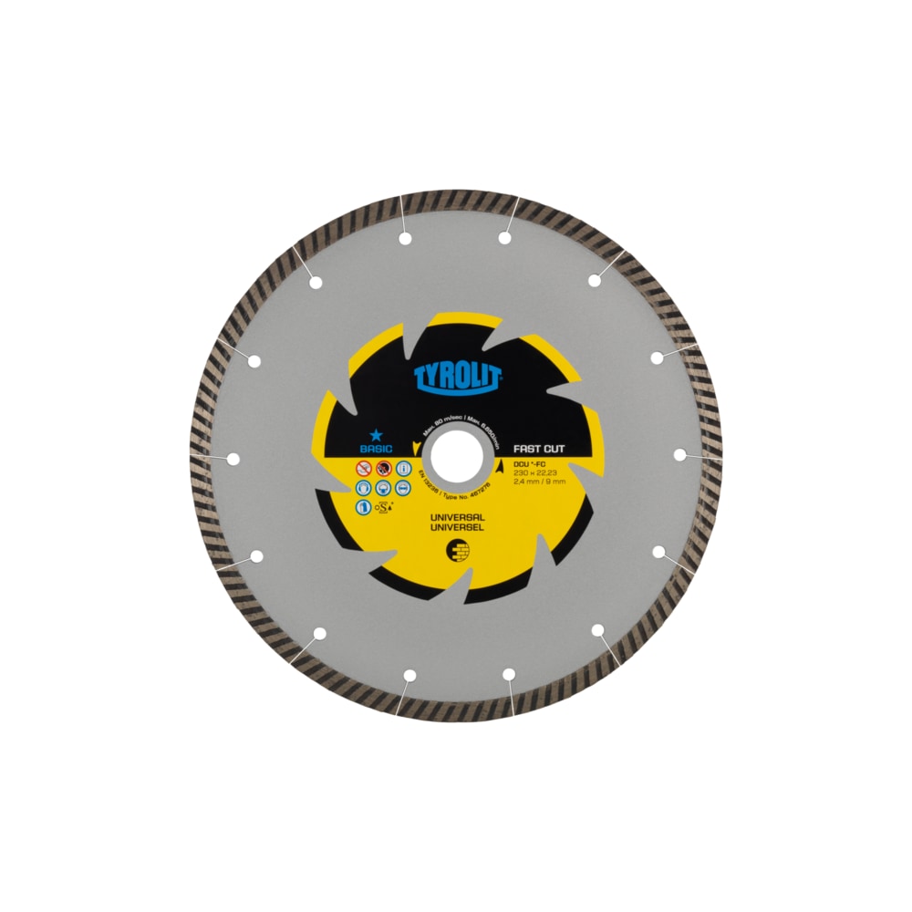 Tarcza diamentowa TYROLIT BASIC DCU-FC 350 X 3 MM, 22,23 MM