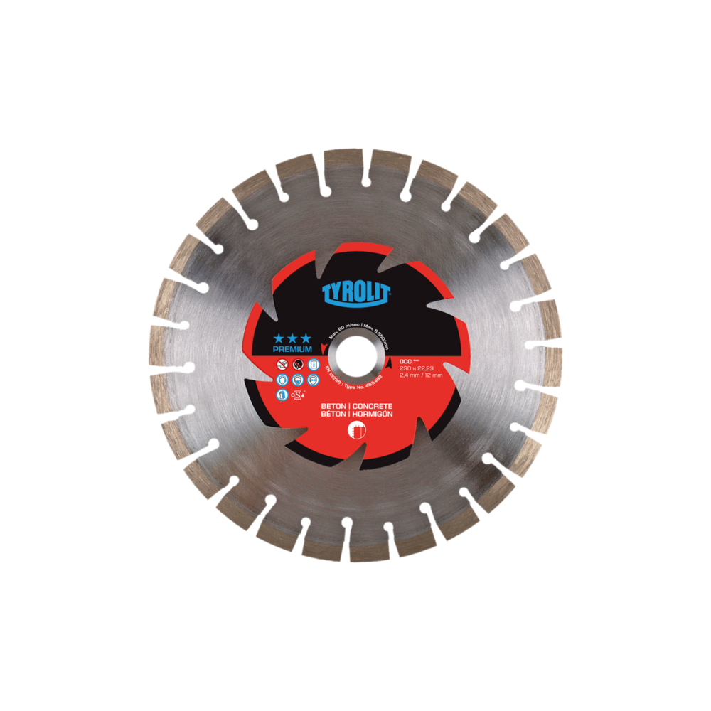 TYROLIT PREMIUM DCC 350 X 3.2 MM diamond disc | Great Price | Online Store - Norwit.pl