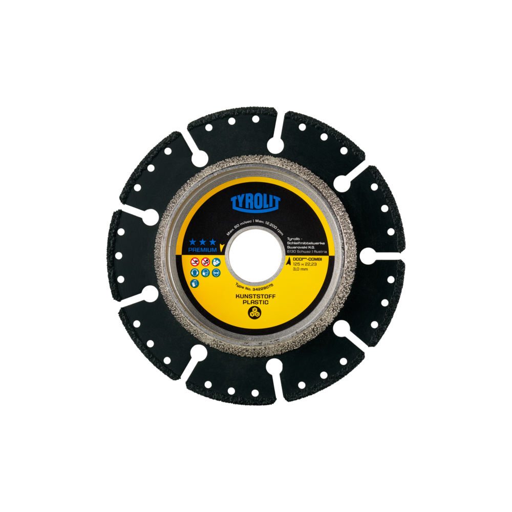 Tarcza diamentowa TYROLIT PREMIUM DCCI COMBI 125 X 3 MM | Dobra Cena | Sklep Online - Norwit.pl