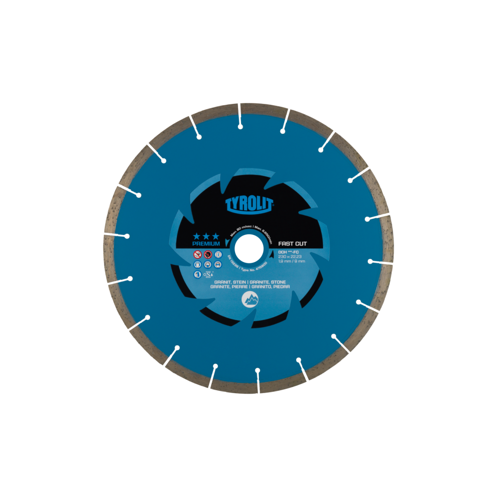 TYROLIT PREMIUM diamond disc DCH-FC 230 X 1,9 MM | Great Price | Online Store - Norwit.pl TYROLIT PREMIUM diamond disc DCH-FC 230 X 1,9 MM | Great Price | Online Store - Norwit.pl