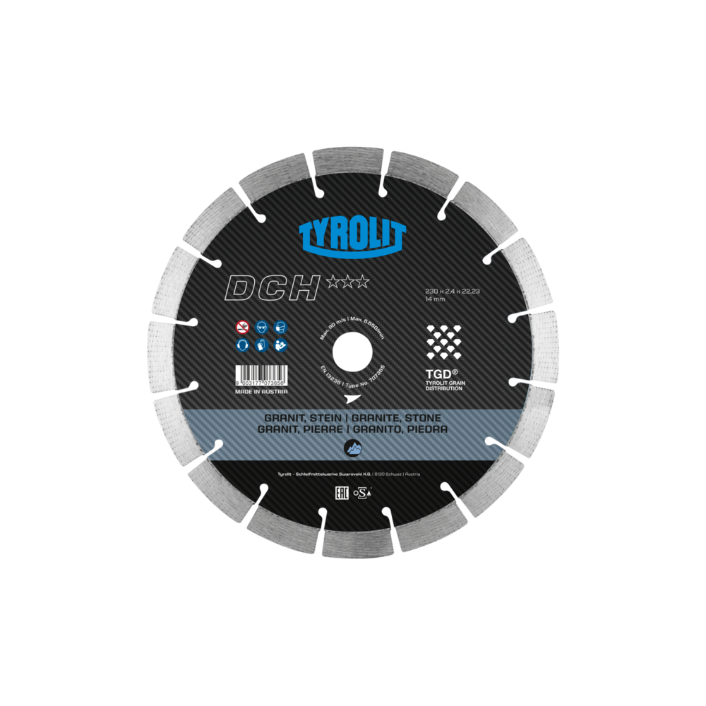 TYROLIT PREMIUM DCH TGD 300 X 2,6 MM diamond disc | Great Price | Online Store - Norwit.pl