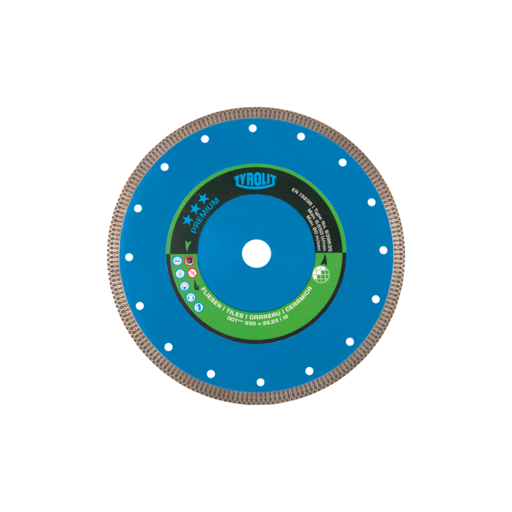 Tarcza diamentowa TYROLIT PREMIUM DCT 230 X 1,6 MM (22,23 MM) | Dobra Cena | Sklep Online - Norwit.pl