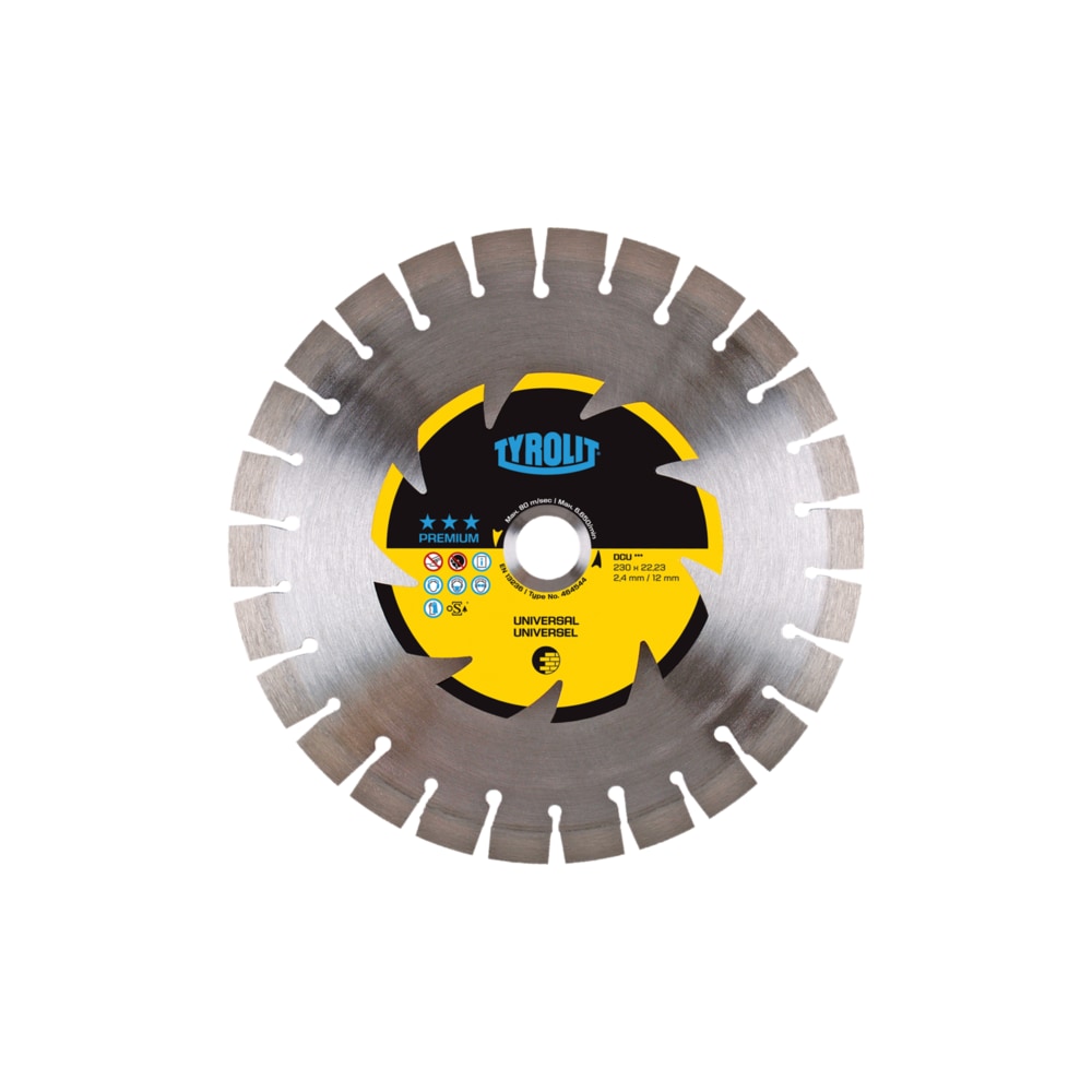 Tarcza diamentowa TYROLIT PREMIUM DCU 150 X 2,6 MM