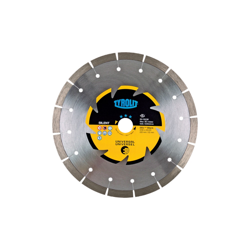 TYROLIT PREMIUM DCU-S SILENT 230 X 2,6 MM Diamond Disc