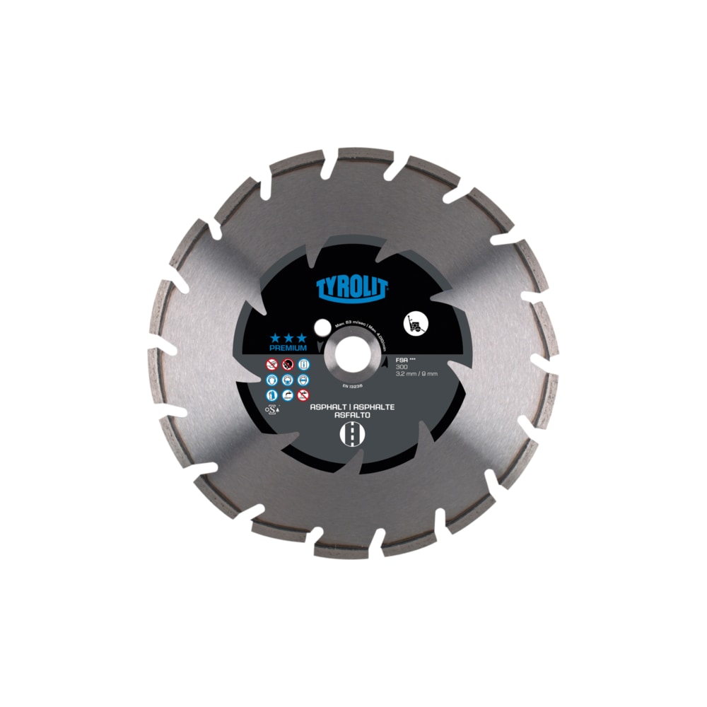TYROLIT PREMIUM FSA 800 X 4.2 MM, 35/25.4 MM Diamond Disc