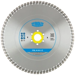 Tarcza diamentowa TYROLIT PREMIUM FSL-C 600 X 5 MM | Dobra Cena | Sklep Online - Norwit.pl