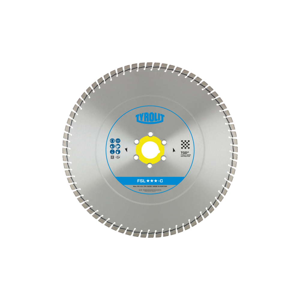 TYROLIT PREMIUM FSL-C 800 X 3.9 MM diamond disc | Great Price | Online Store - Norwit.pl