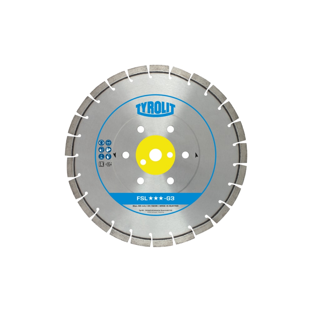 Tarcza diamentowa TYROLIT PREMIUM FSL-G3 350 X 2,8 MM, 35/25,4 MM