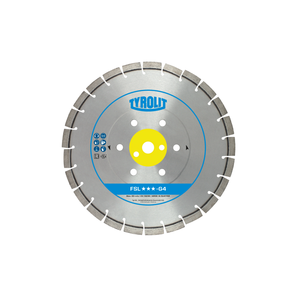 TYROLIT PREMIUM FSL-G4 300 X 2.4 MM diamond disc | Great Price | Online Store - Norwit.pl
